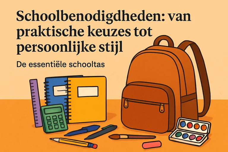 Schoolbenodigdheden: van praktische keuzes tot persoonlijke stijl