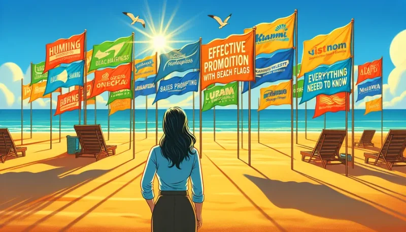 Effectieve promotie met beachflags: alles wat je moet weten